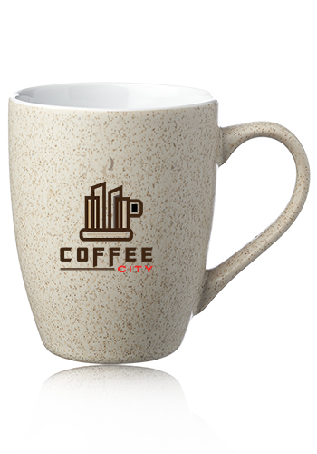 10 oz. Sesame Speckled Dual-Tone Coffee Mugs 4