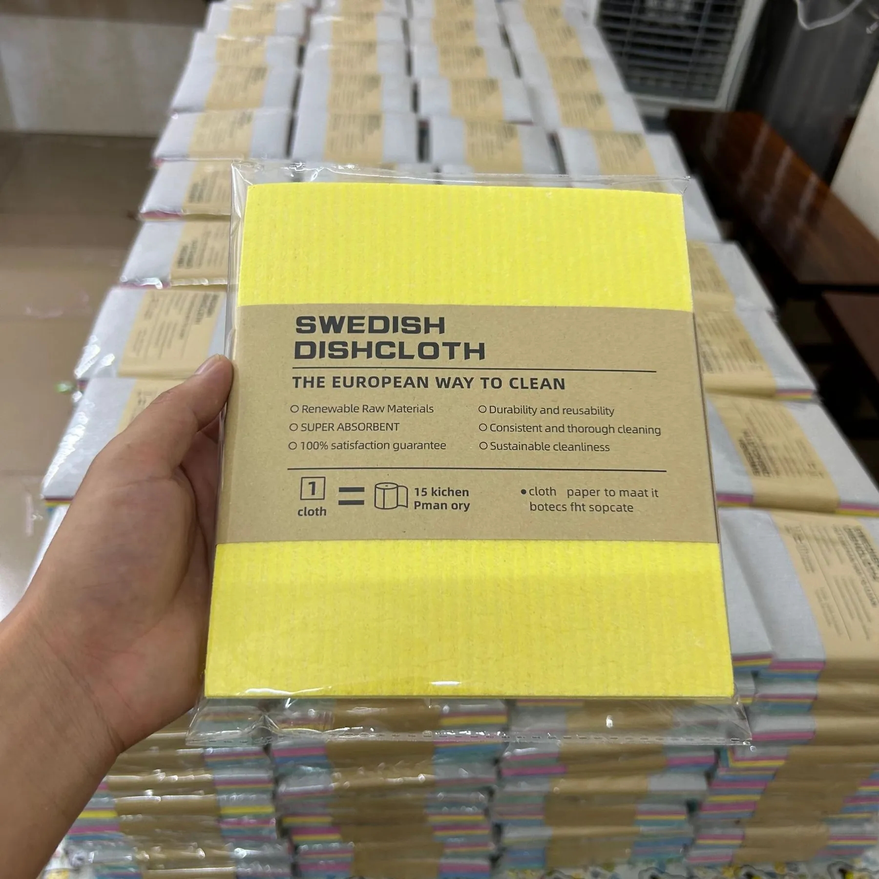 Solid Color Degradable Napkins Cloth 5