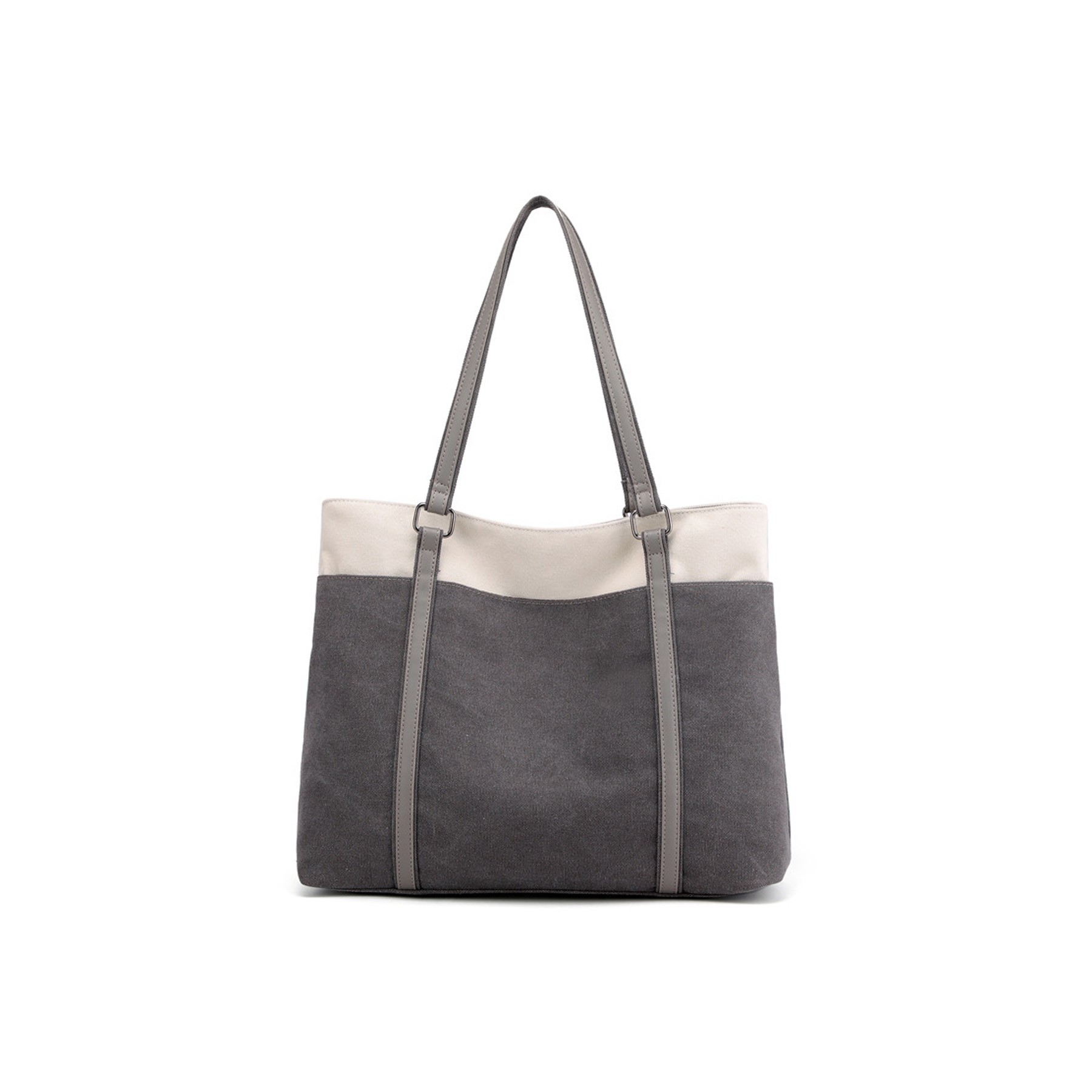 Women Laptop Tote Bag For Work Lightweight Splice Canvas 5