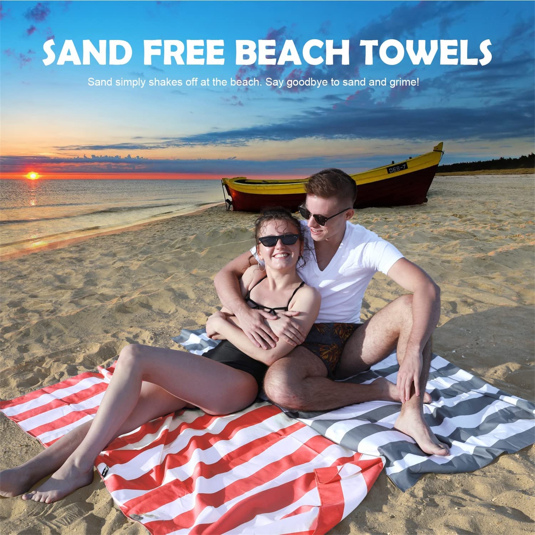 Quick Dry Microfiber Beach Towel 1