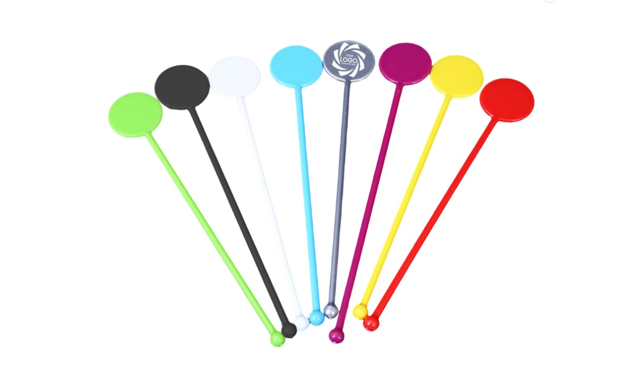 Premium Plastic Cocktail & Coffee Stirrers - Set of 6 1