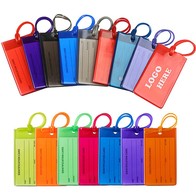 Soft PVC Custom Luggage Tag Holders