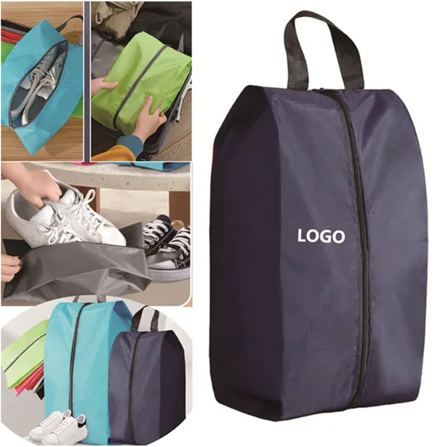 Portable Nylon Travel Shoe Bags 2