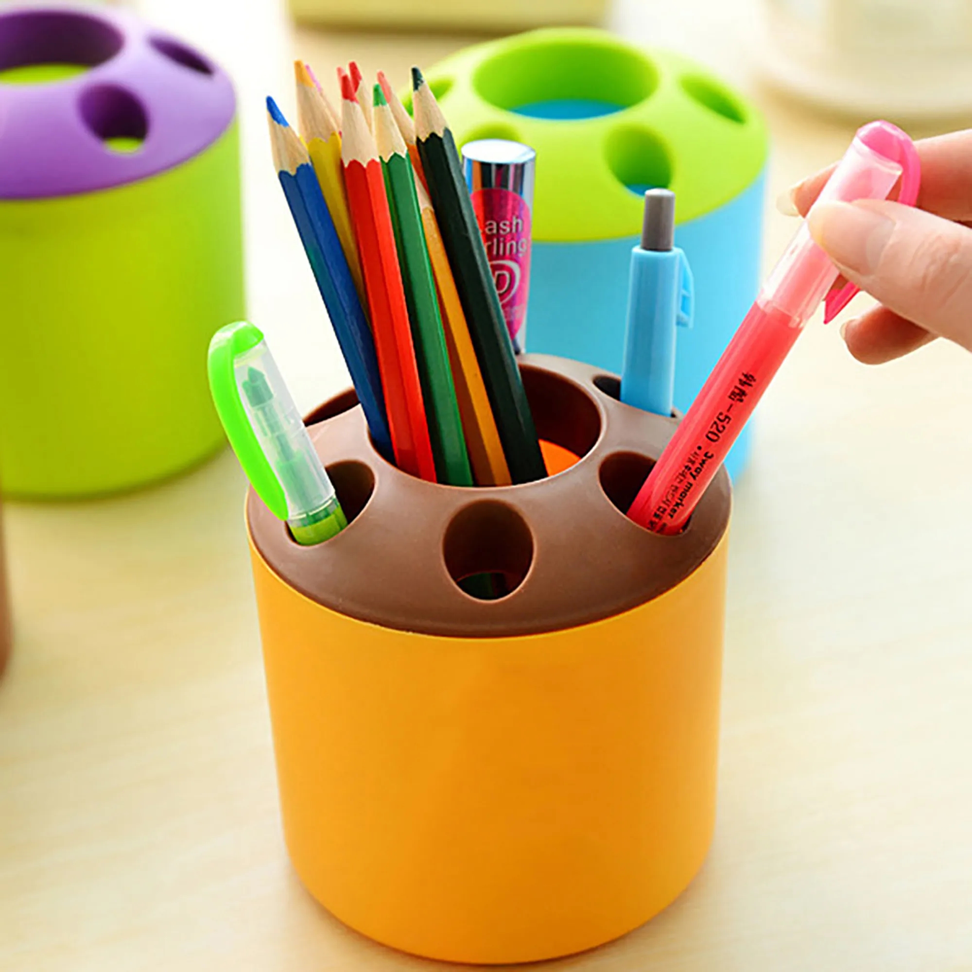 Plastic Pen Holder 2