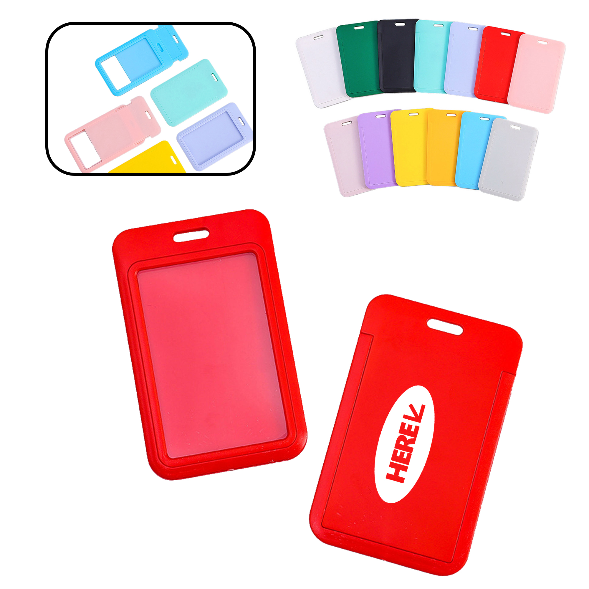 MOQ 10 PCS Slide Open Badge Case 3