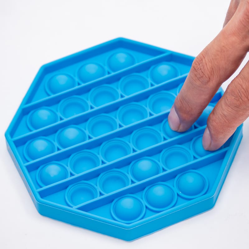 Unimprinted Silicone Push Pop Bubble Fidget Toys 3