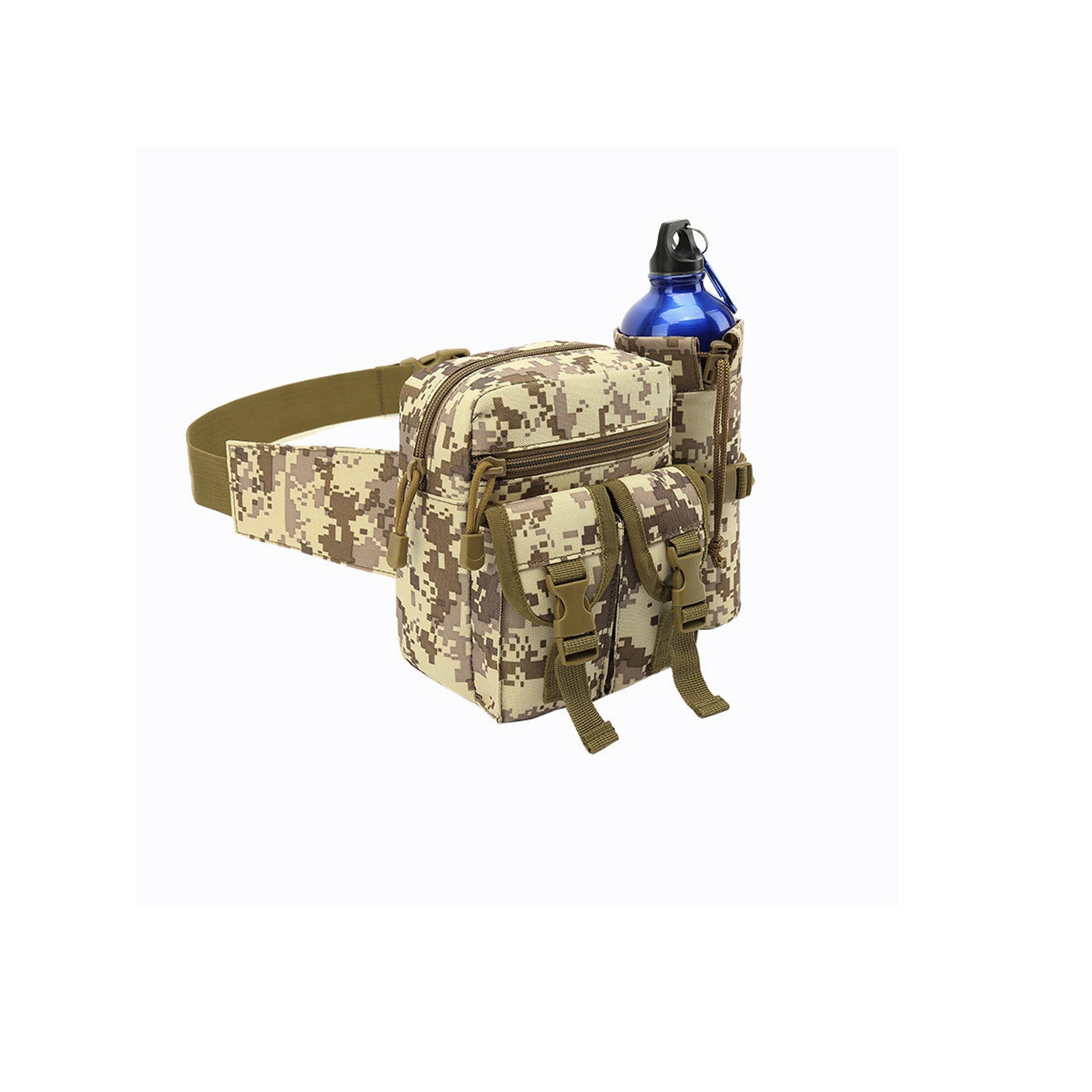 Tactical Waist Pack With Water Bottle Holder 10