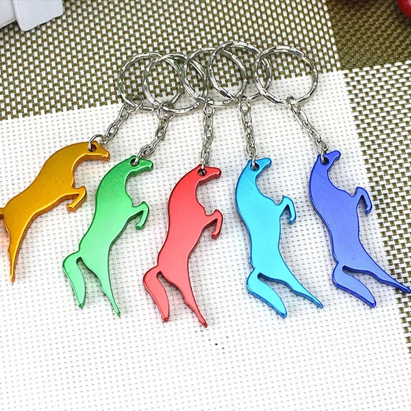 Horse Shape Bottle Opener Keychains 1