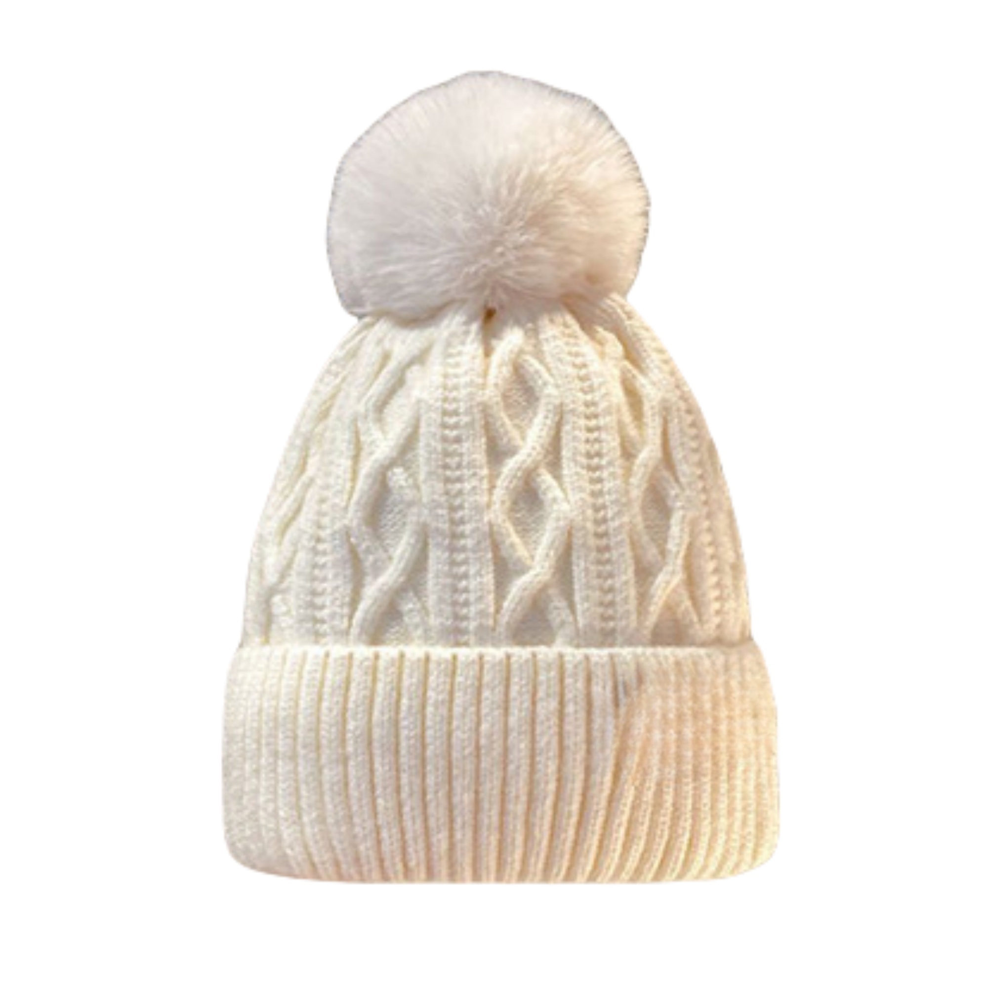 Womens Winter Knitted Beanie Hat 2
