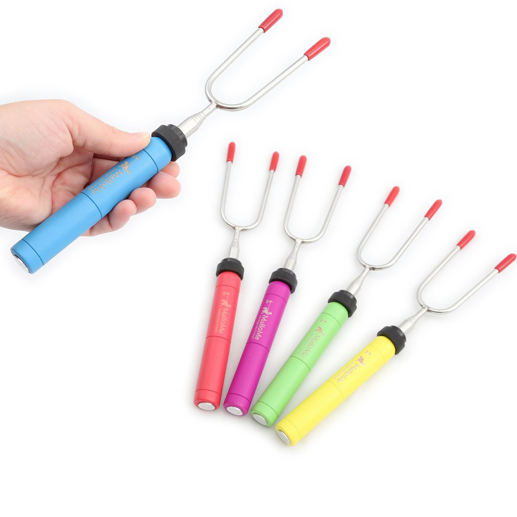 Smores Skewers Telescoping Rotating Forks Set of 6 4