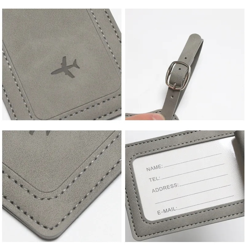 PU Leather Luggage Tag 4