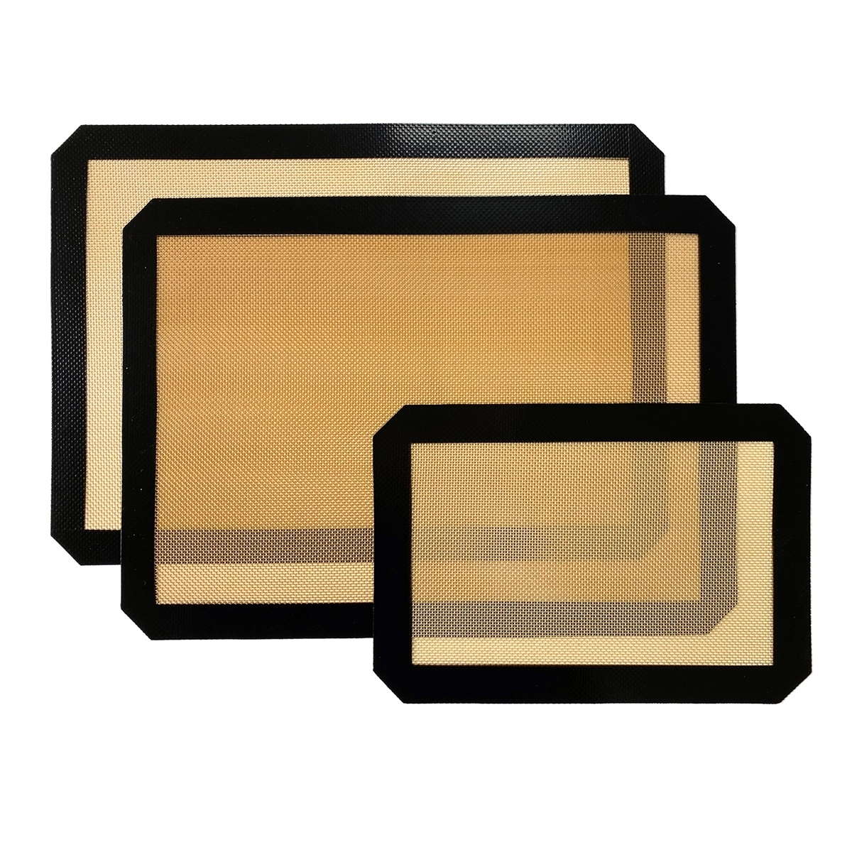 Non Sticking Silicone Baking Cooking Mat Set 3
