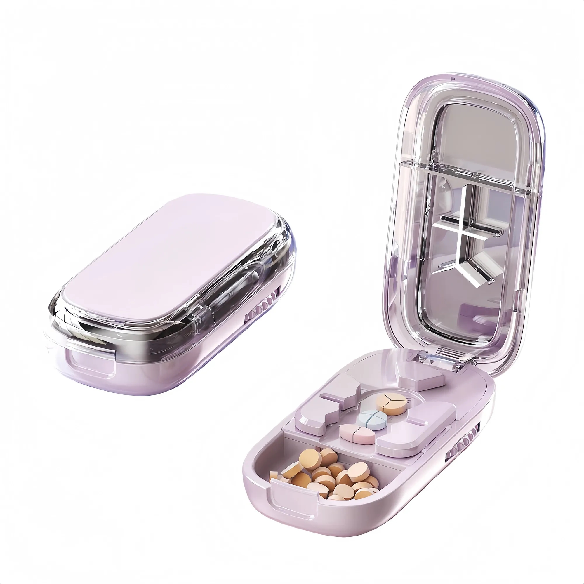 ABS Pill Cutter And Organizer Box 4
