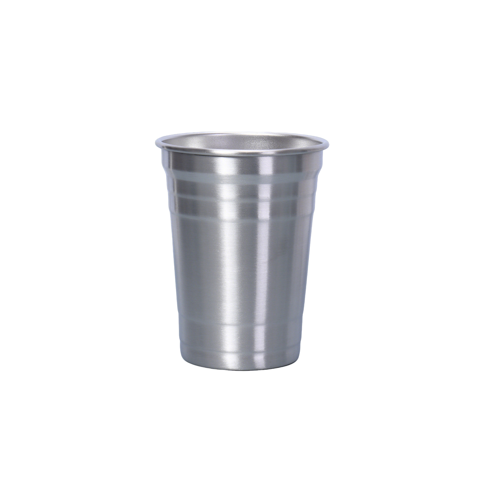 Reusable Stainless Steel Cup 16 Ounce 3.5" Diameter x 5" Height 4