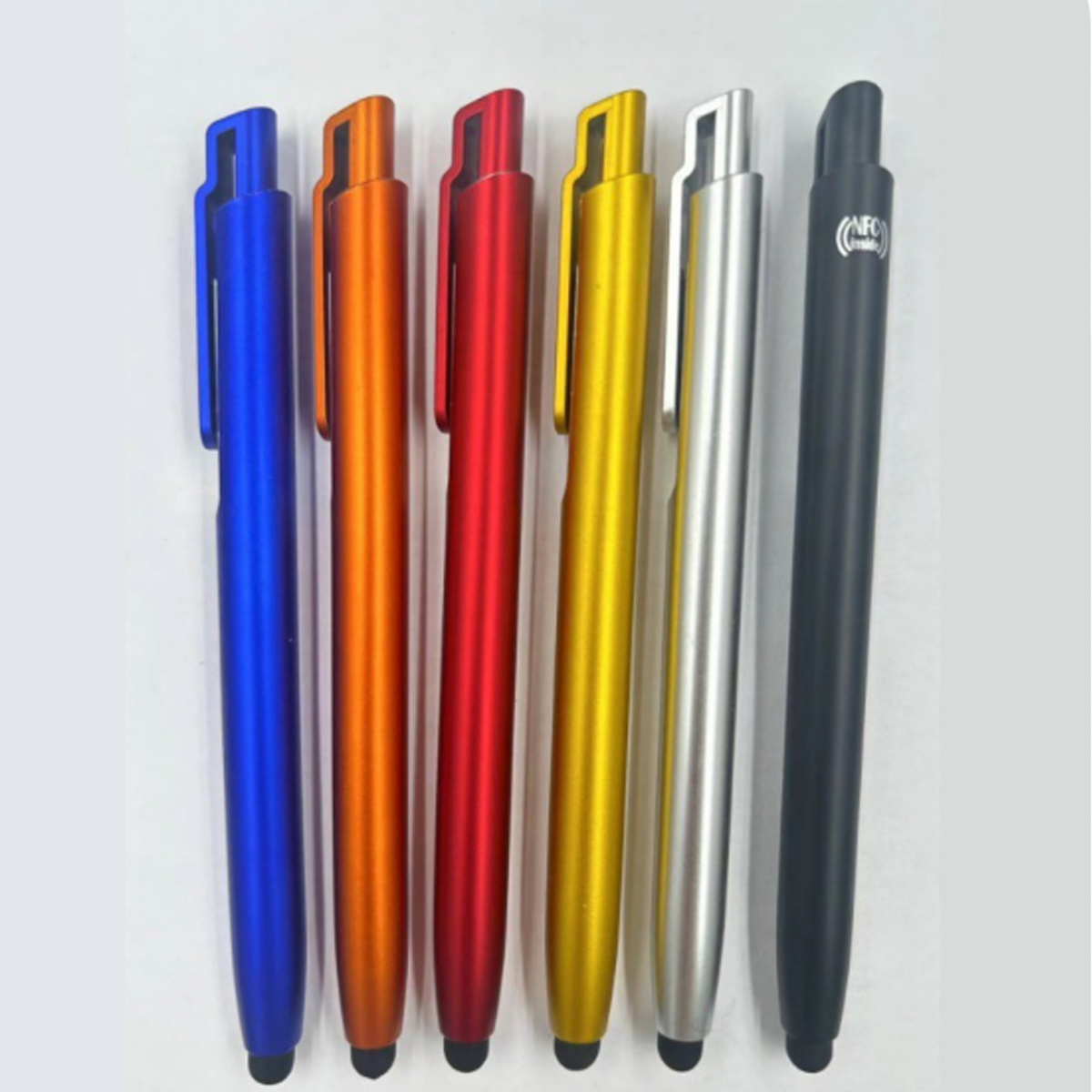 Stylus Ballpoint Pen with Metal Clip and Custom Logo 6