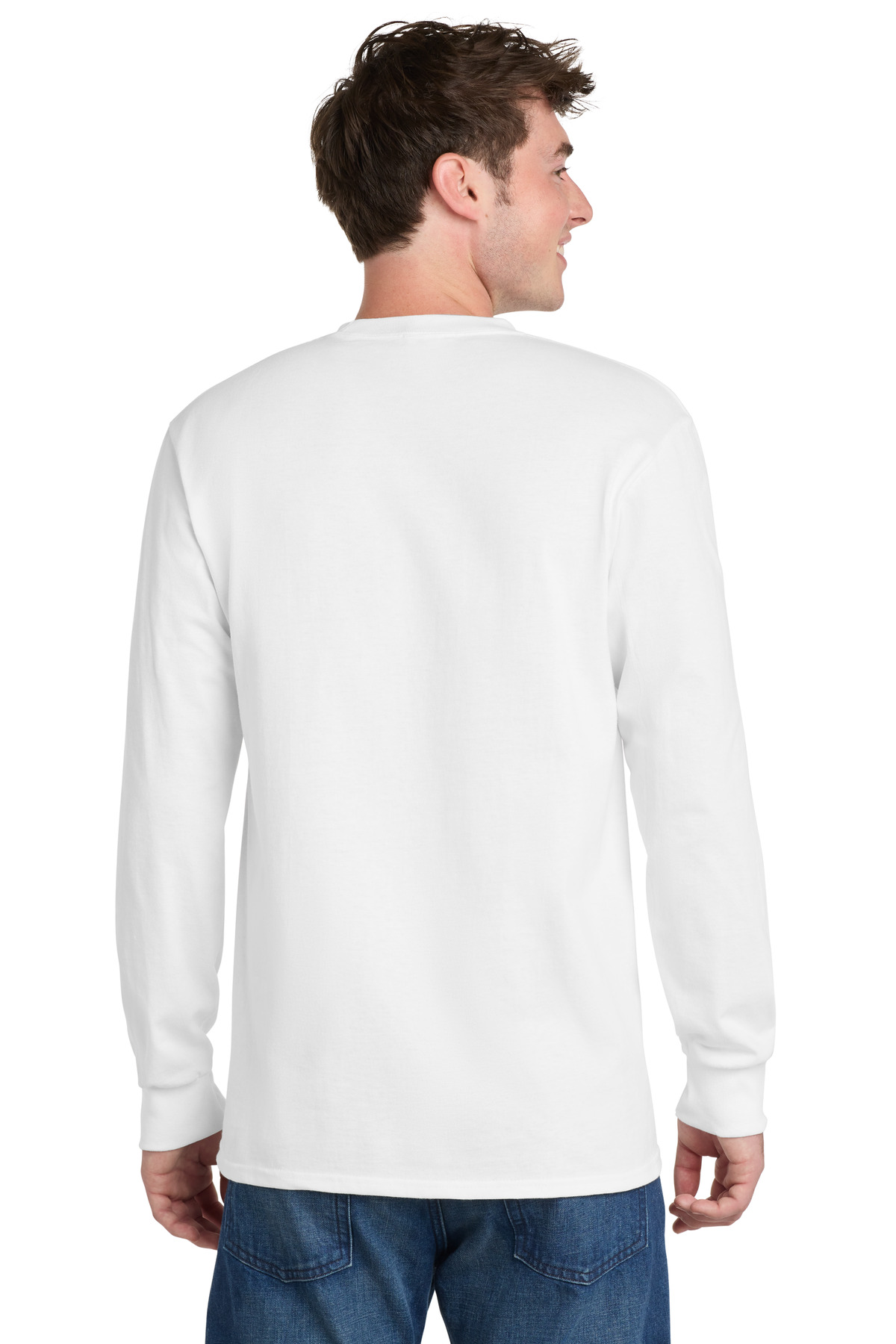 Port & Co Tall Long Sleeve Essential Tee. PC61LST 42