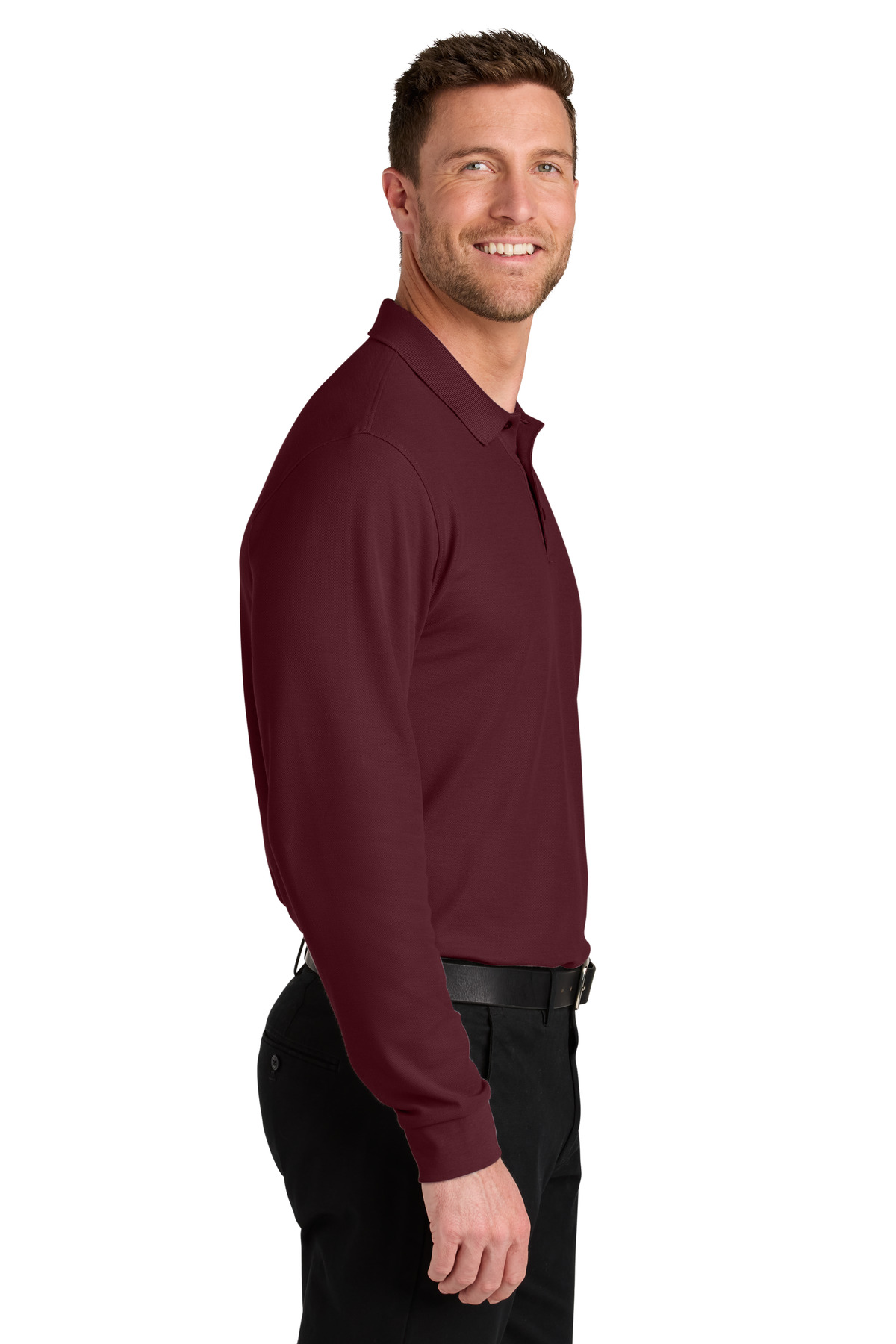 Port Authority Wearever Signature Pique Long Sleeve Polo K200LS 49