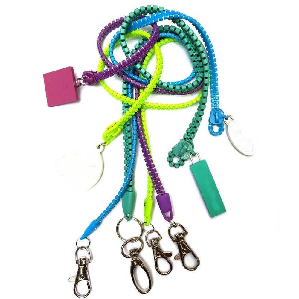 Zipper Lanyard With Custom Tag 2