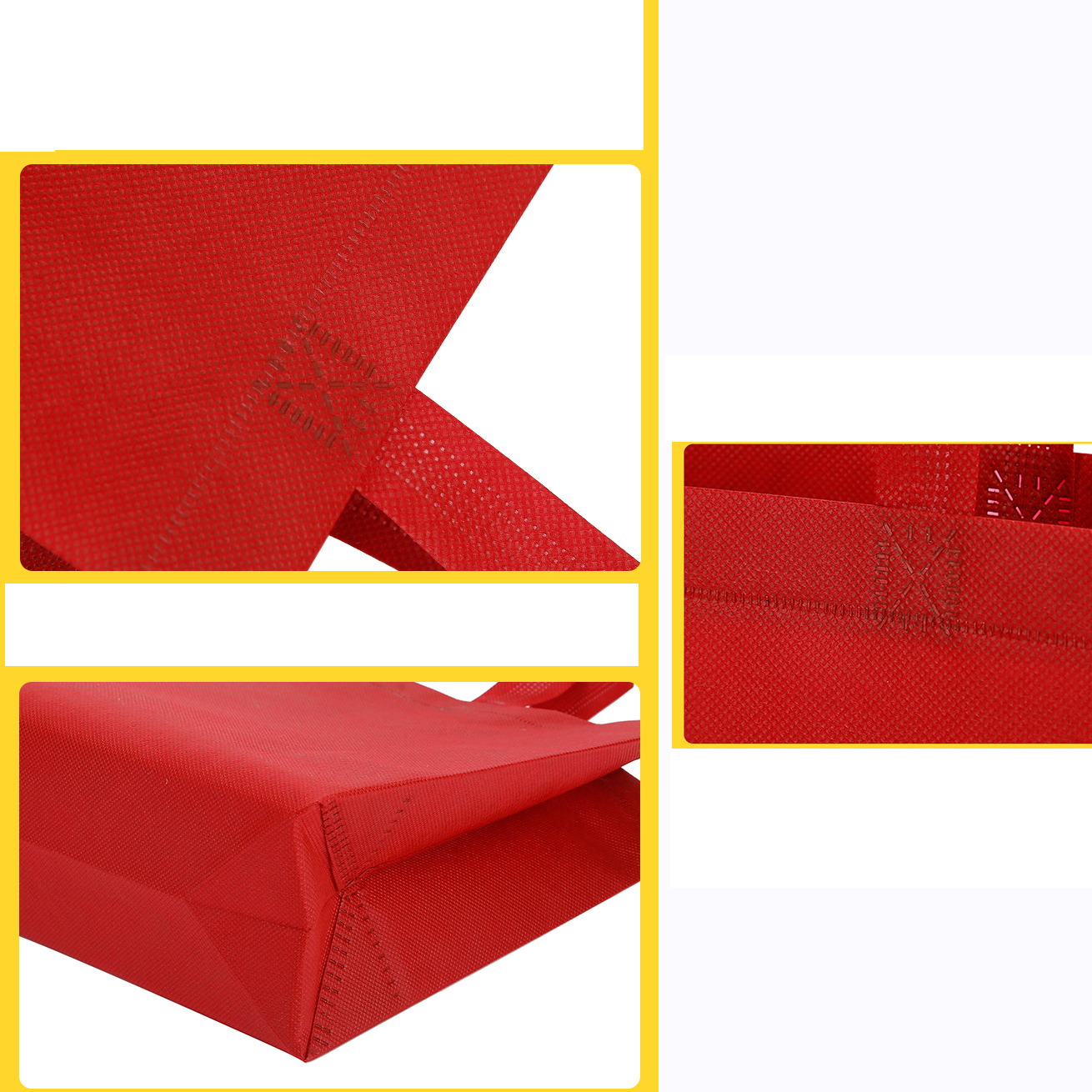 70gsm Reusable Non Woven Totes Bag Grocery Shopping Bag 14