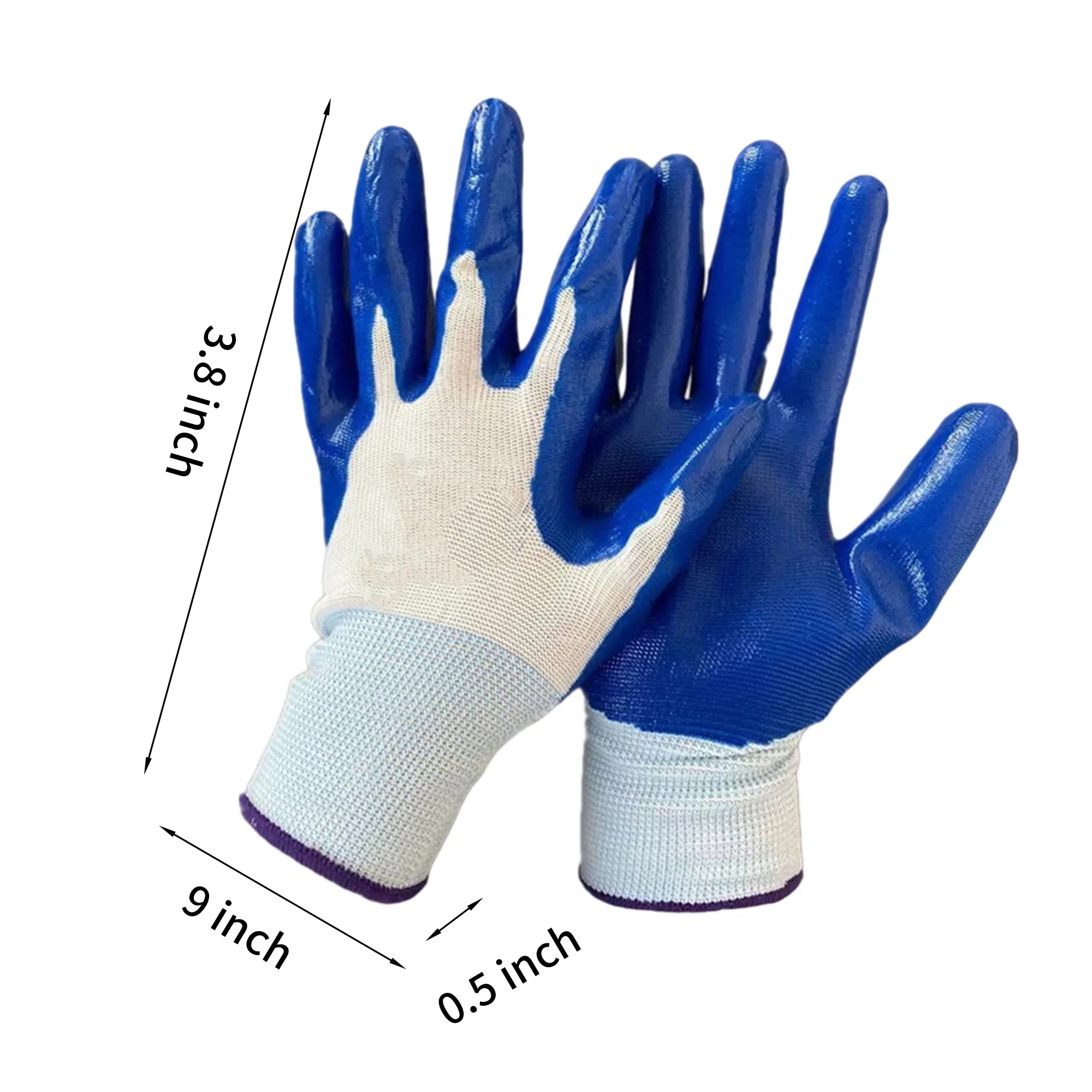 Nitrile Safety Gloves Durable Anti Slip Work 2