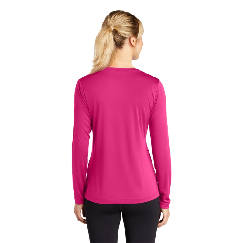 Sport-Tek Women's Long Sleeve PosiCharge Competitor V-Neck Tee. 20