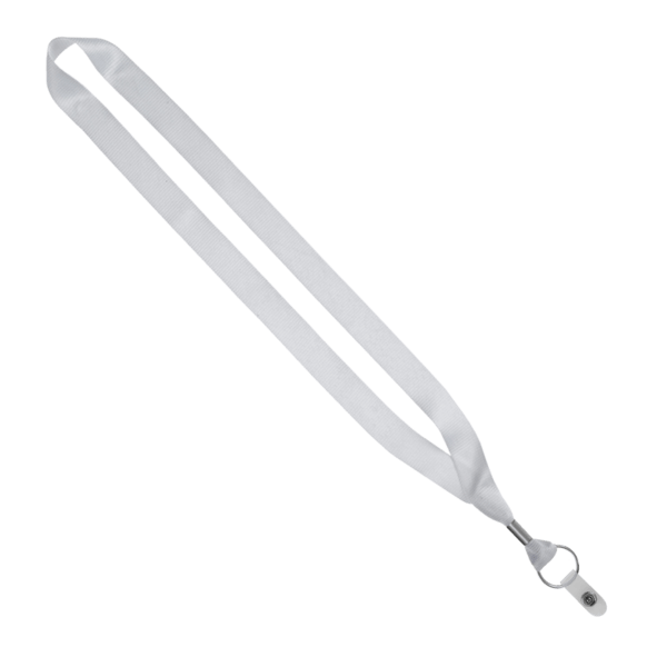 USA Made 0.75" Dye-Sublimated Lanyard with Zinc Crimp & Zinc Split-Ring 44