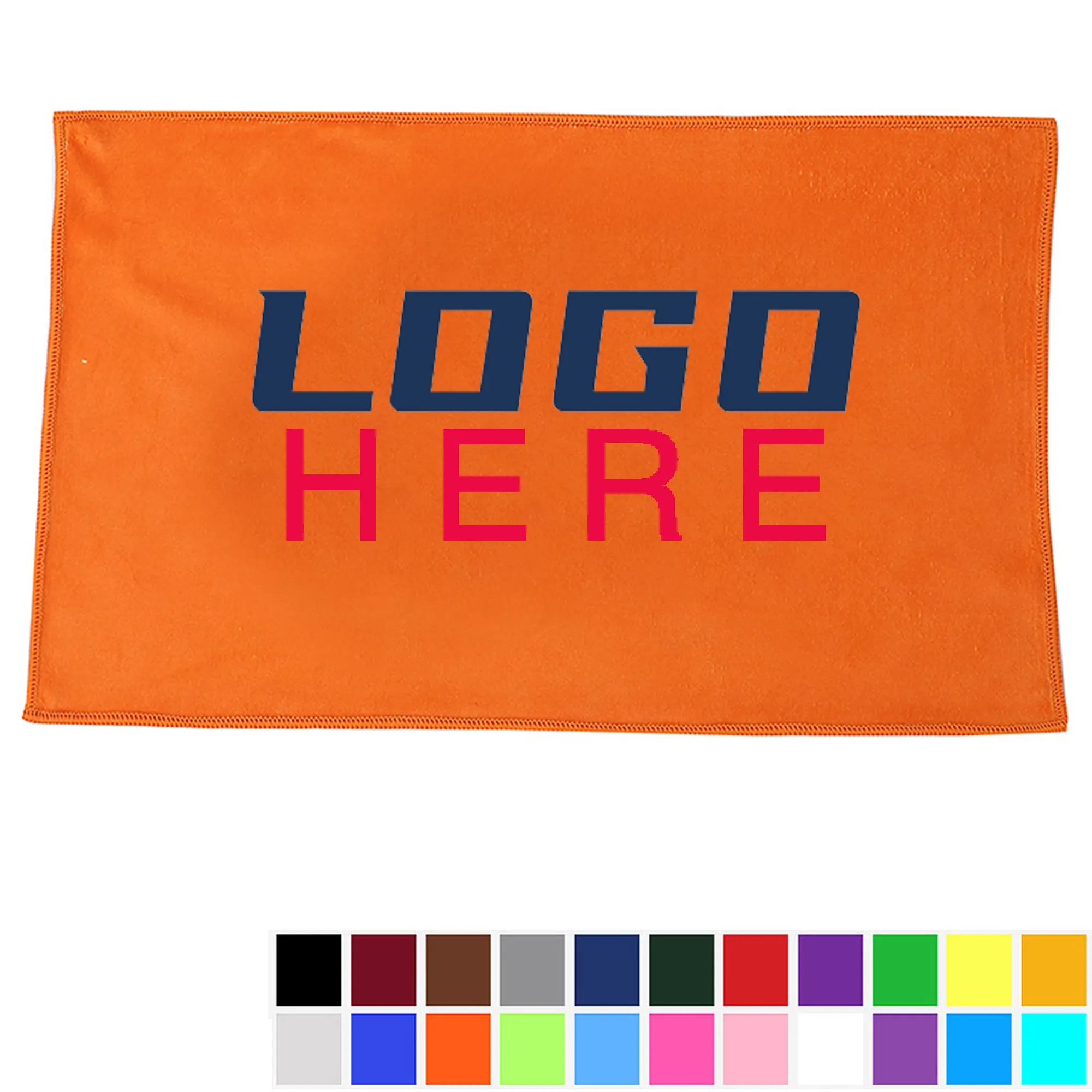 Custom Full Color Sport Rally Towel MOQ50pcs