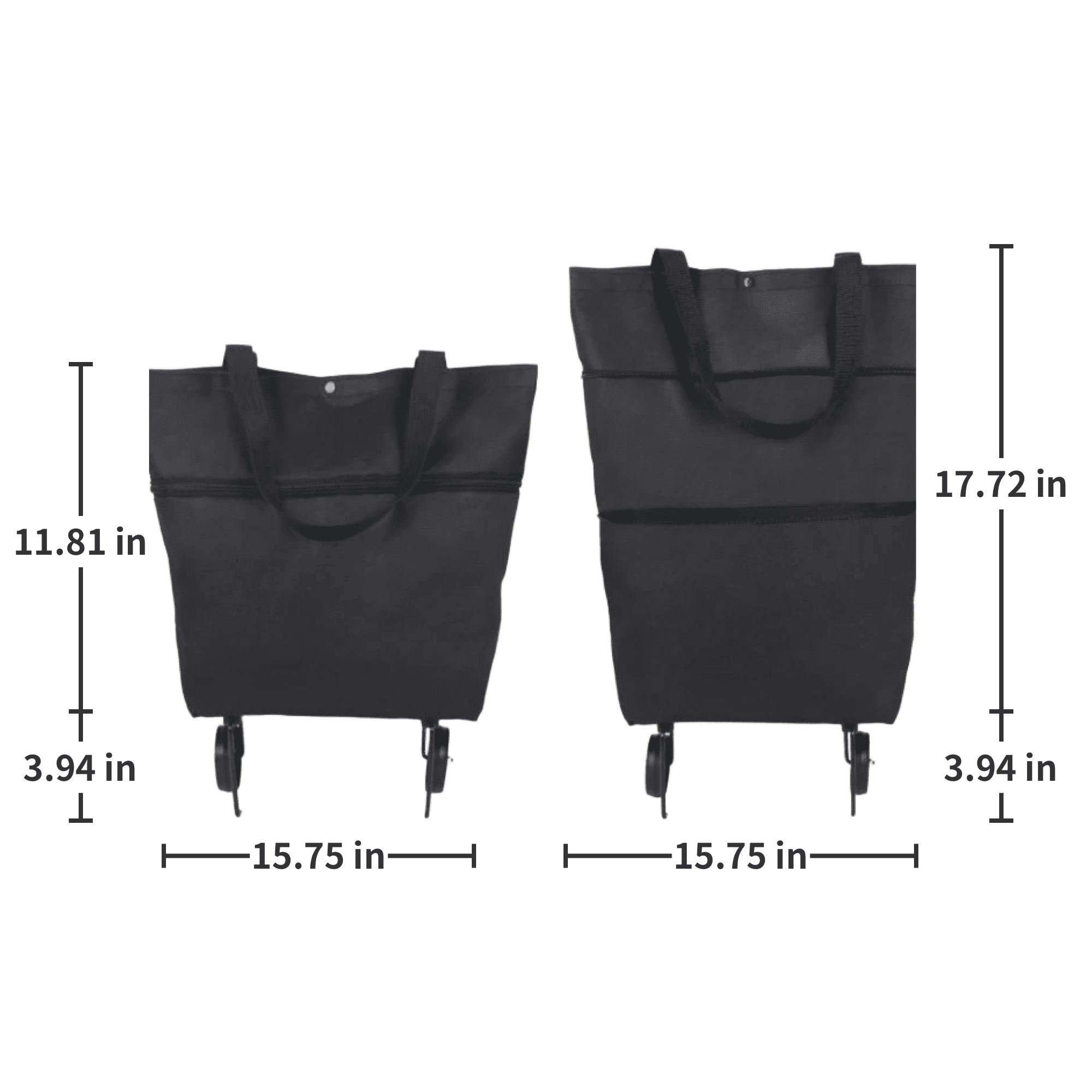 Telescoping Grocery Cart Bag 2