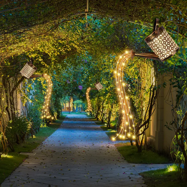 Watering Can Lights ,Waterproof OutdoorHanging LED String 5