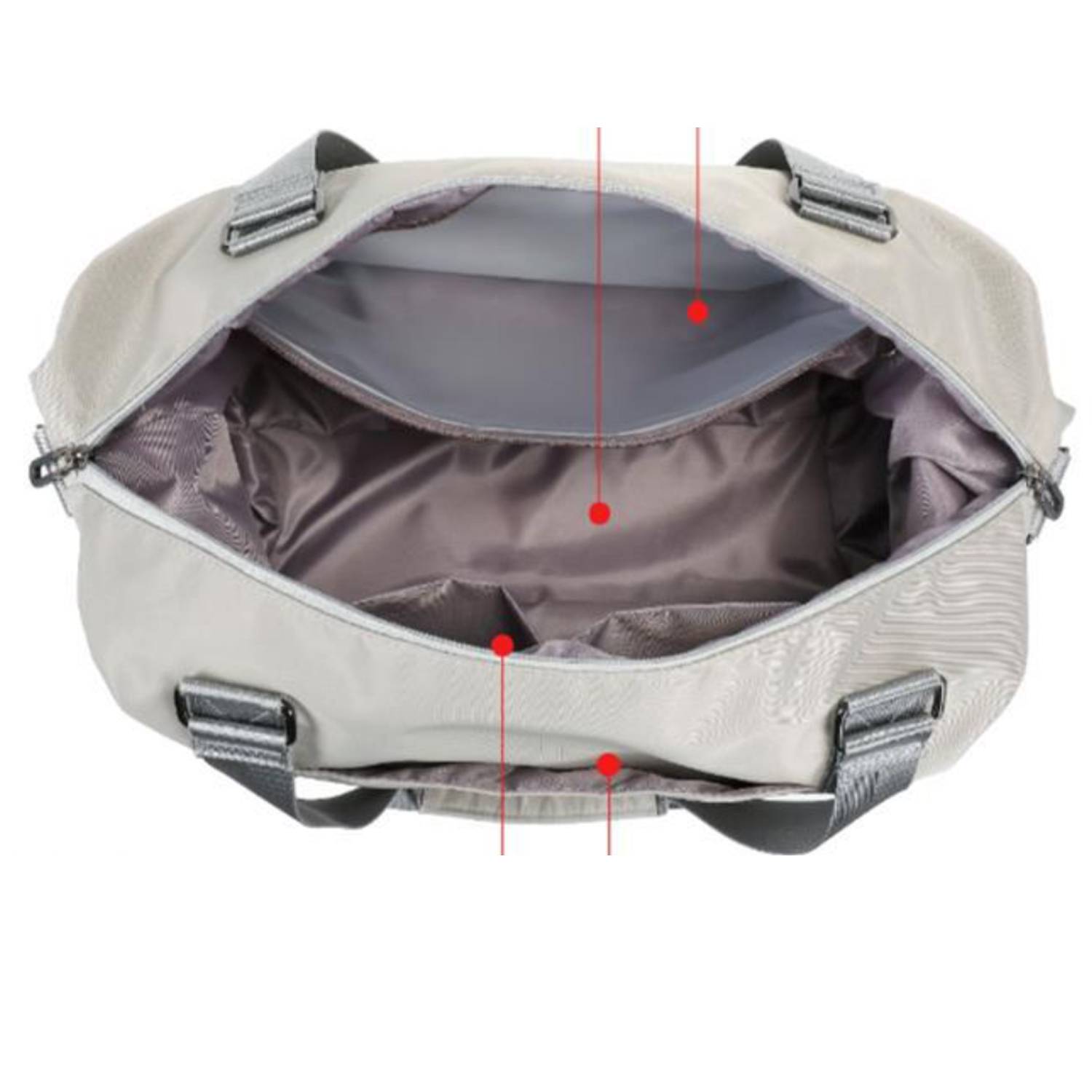 Handheld Crossbody Polyester Travel Duffel Bag 5