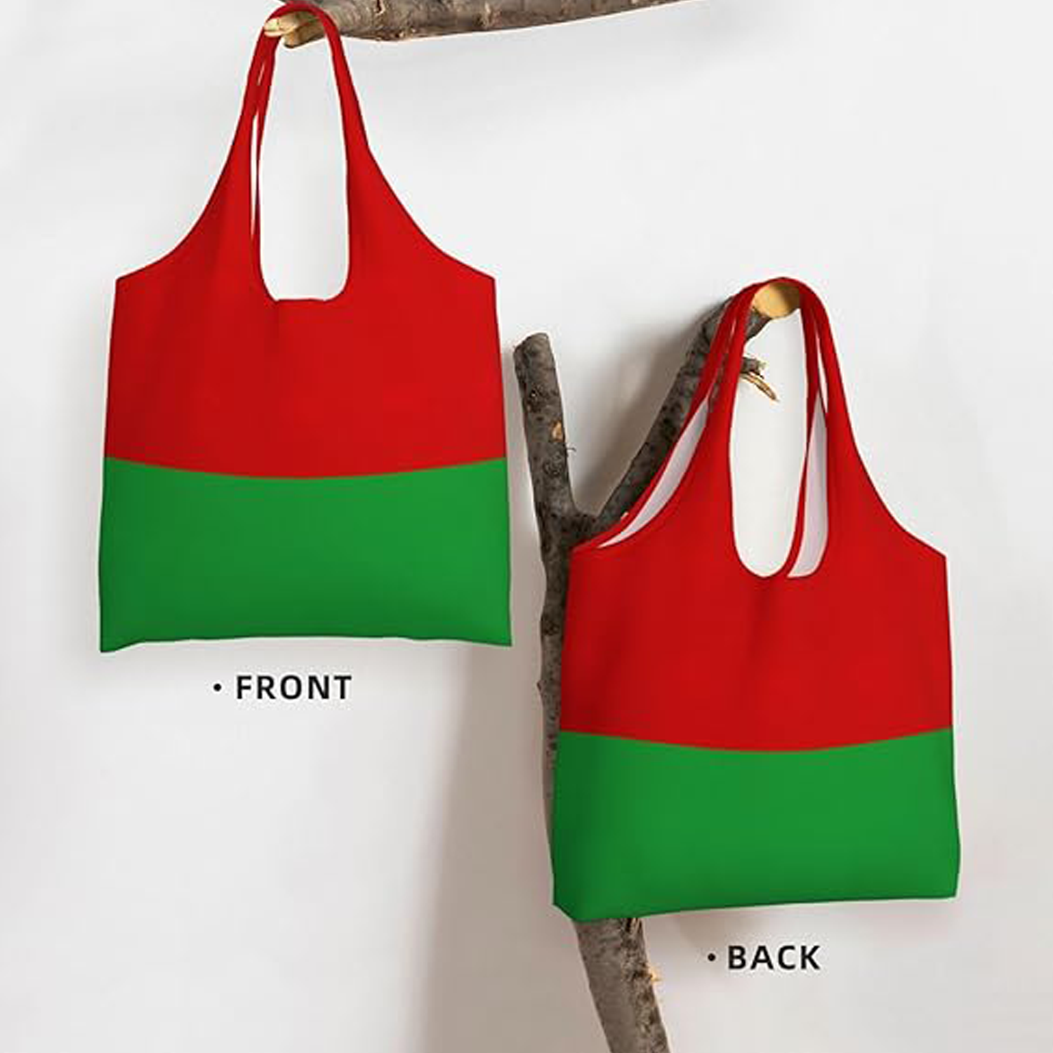 Stitching Color Tote bag 11