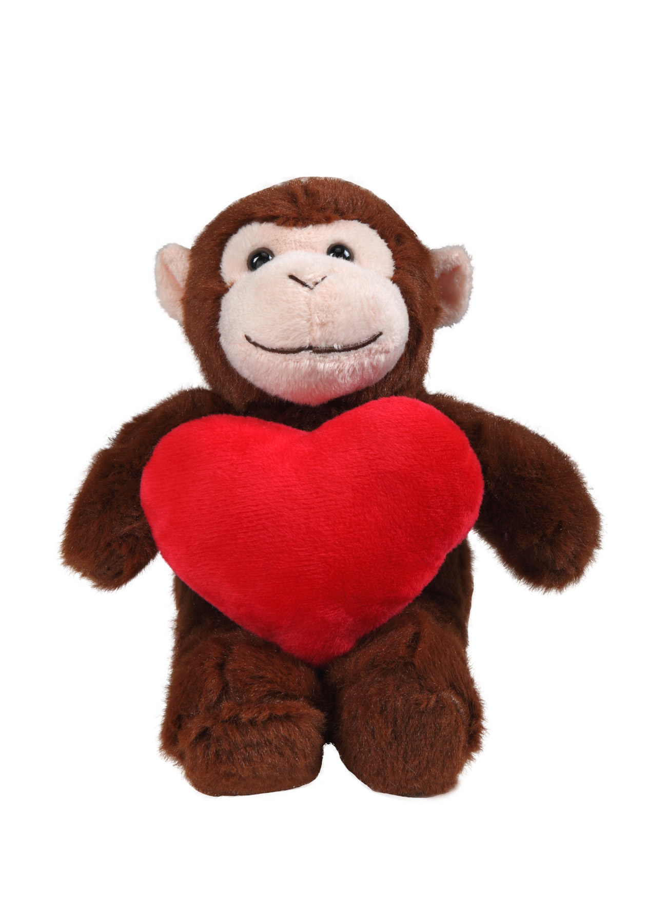 soft plush Monkey with heart