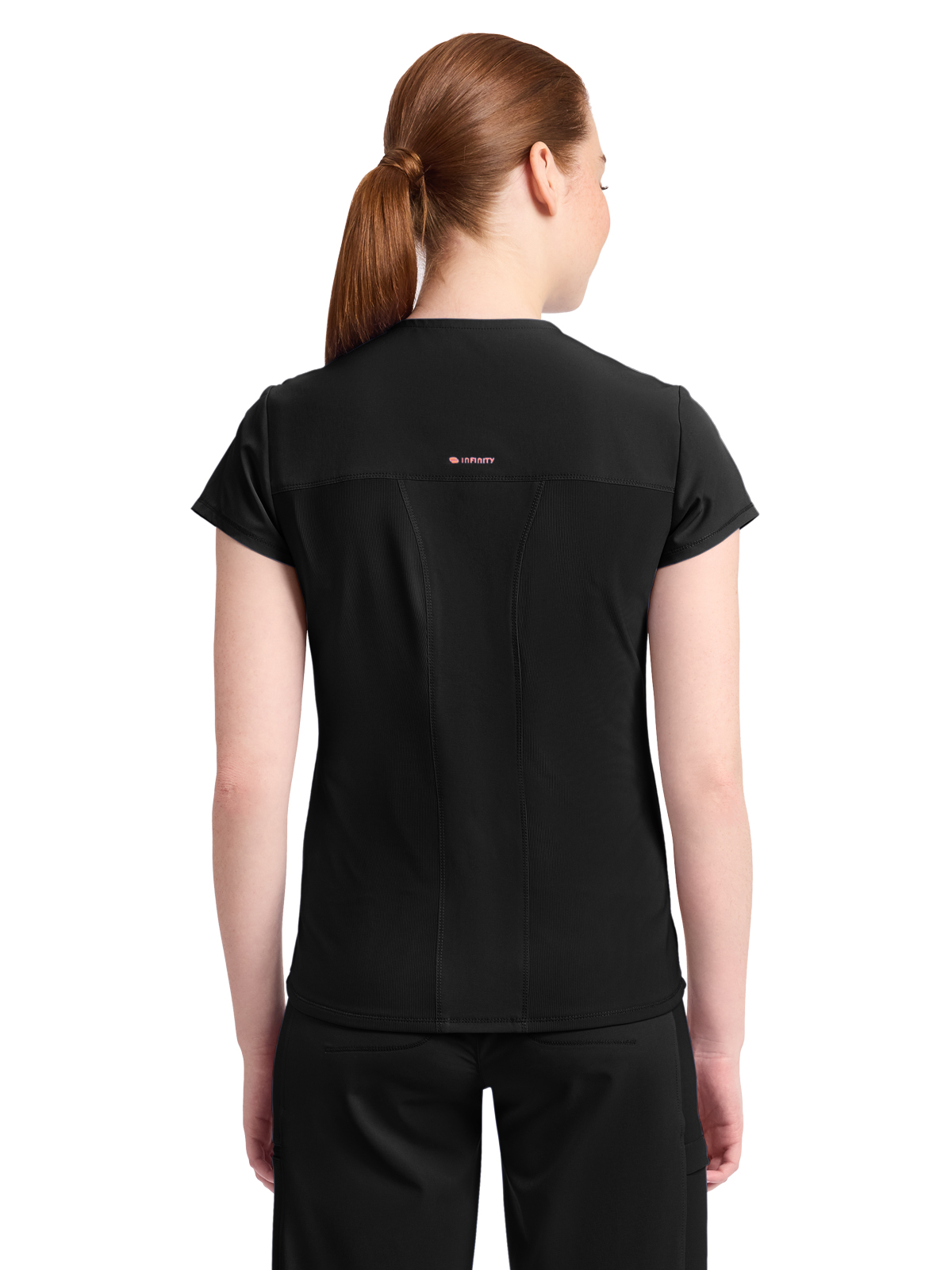 Infinity GNR8 - Women's 2-Pocket Mock-Wrap V-Neck Top 9