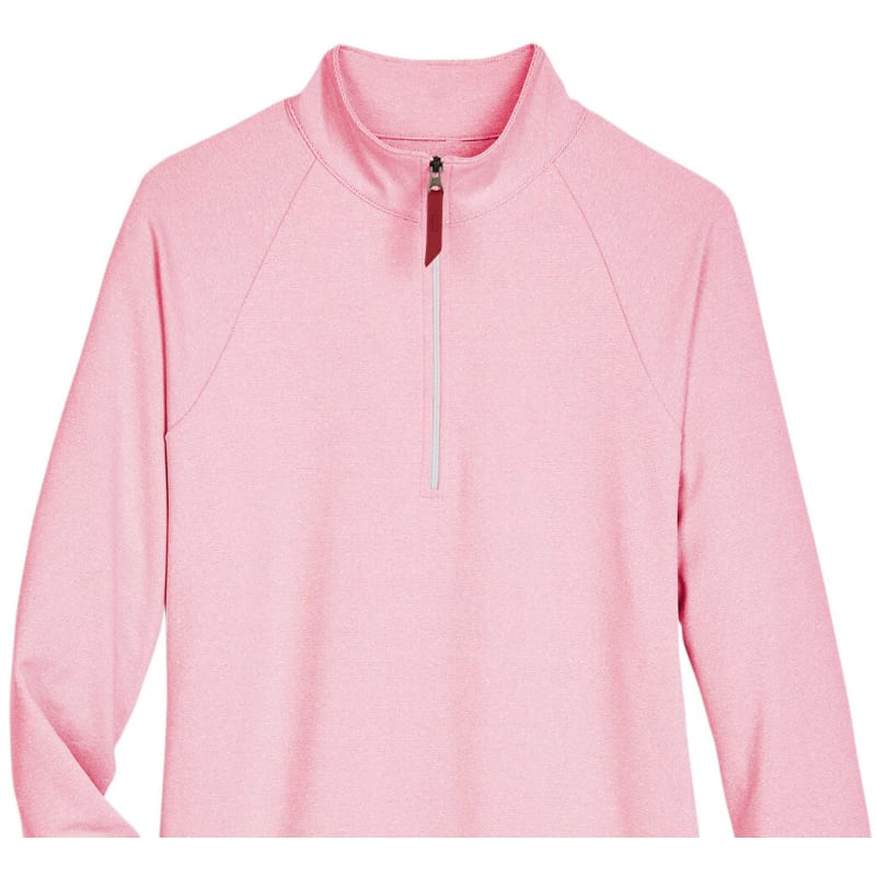 Devon & Jones CrownLux Performance™ Ladies' Clubhouse Micro-Stripe Quarter-Zip 34