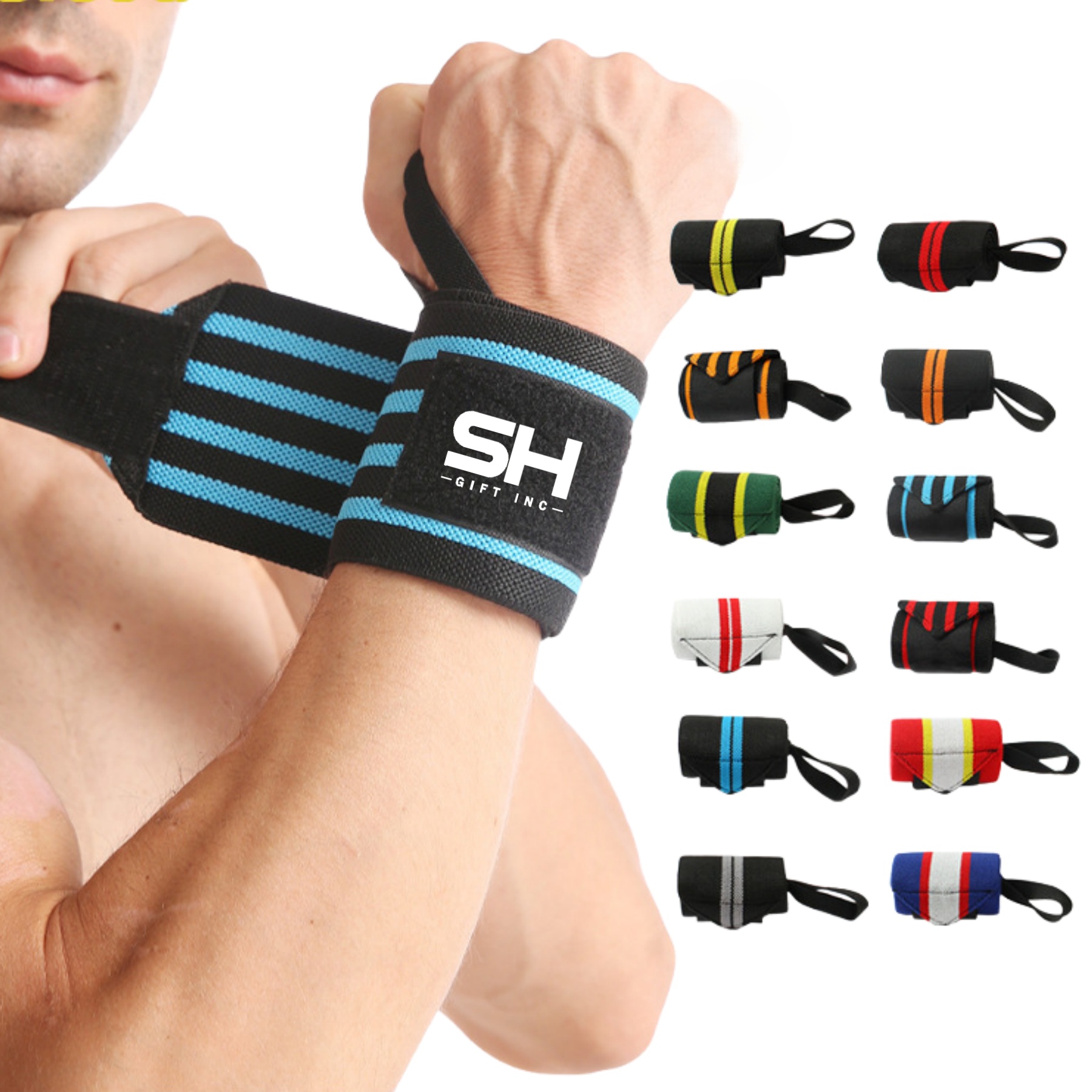 Pair of Weightlifting Wrist Wraps 2