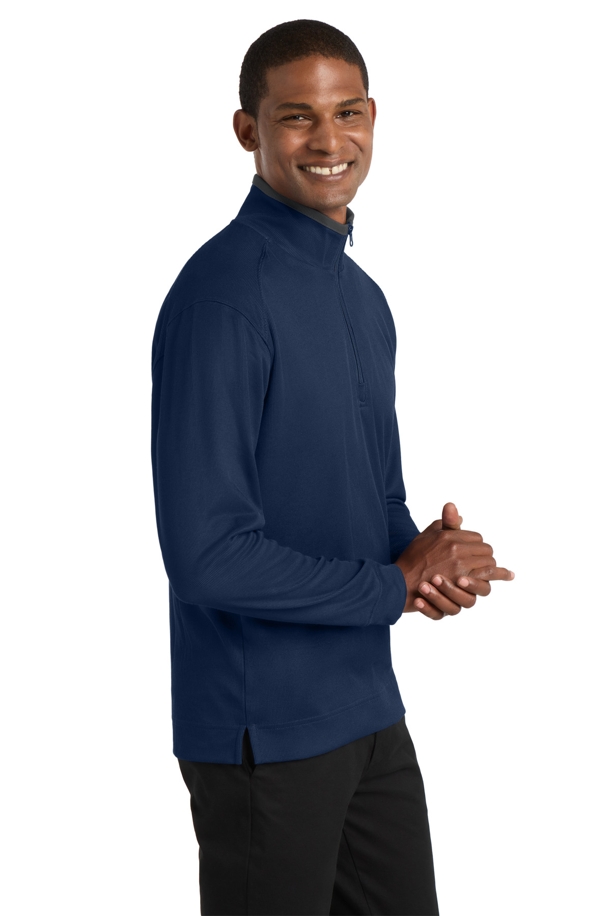 Port Authority Vertical Texture 1/4-Zip Pullover. K805 12