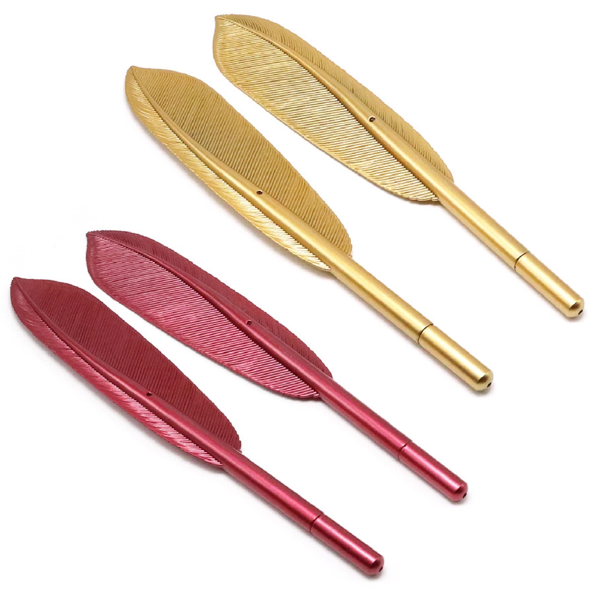 Feather Ballpoint Ink Pens MOQ 50PCS 3