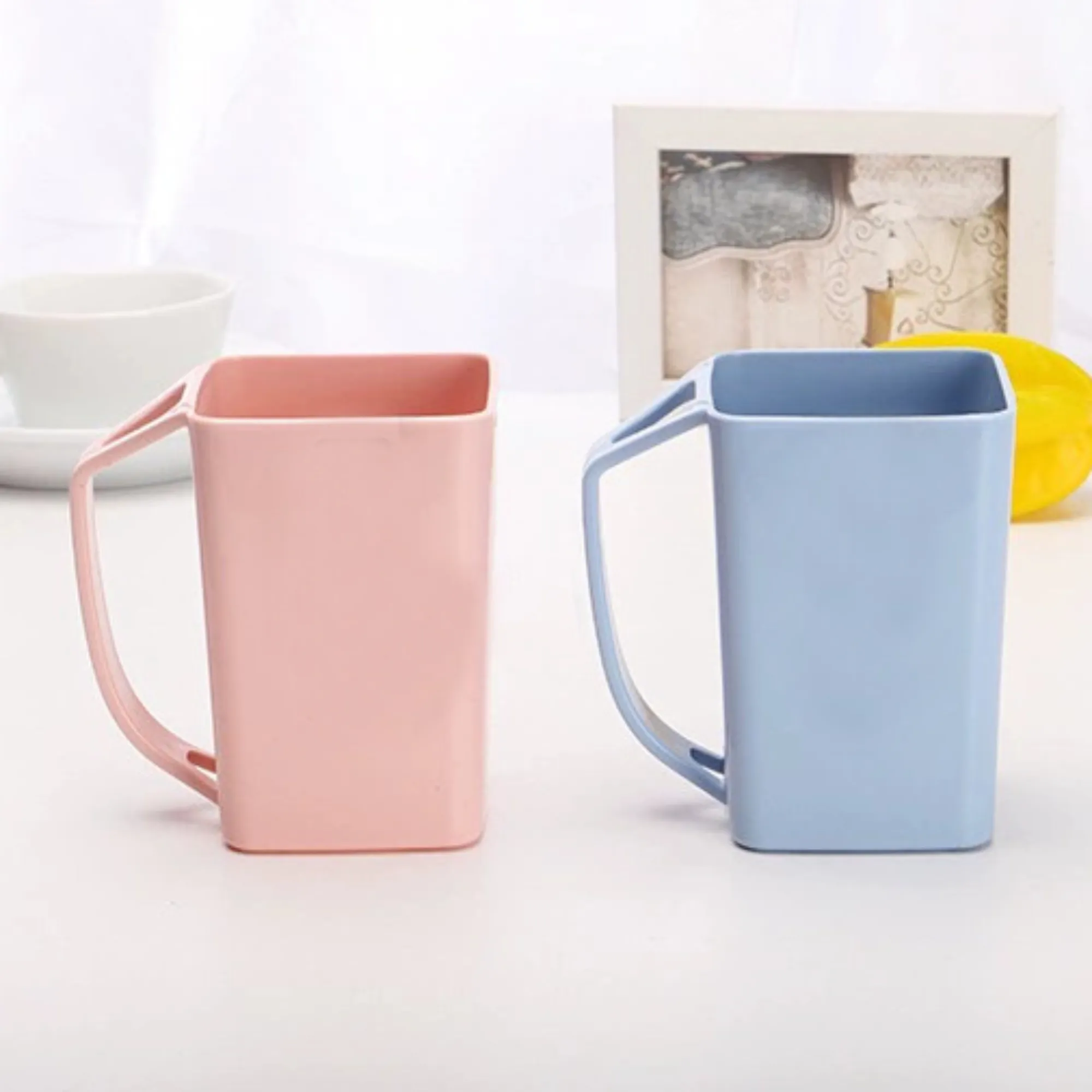 Toothbrush - holding Handle Custom - Logo Plastic Cups 2
