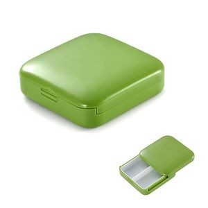 Portable Slide Lid Pill Case With Two Compartments 16