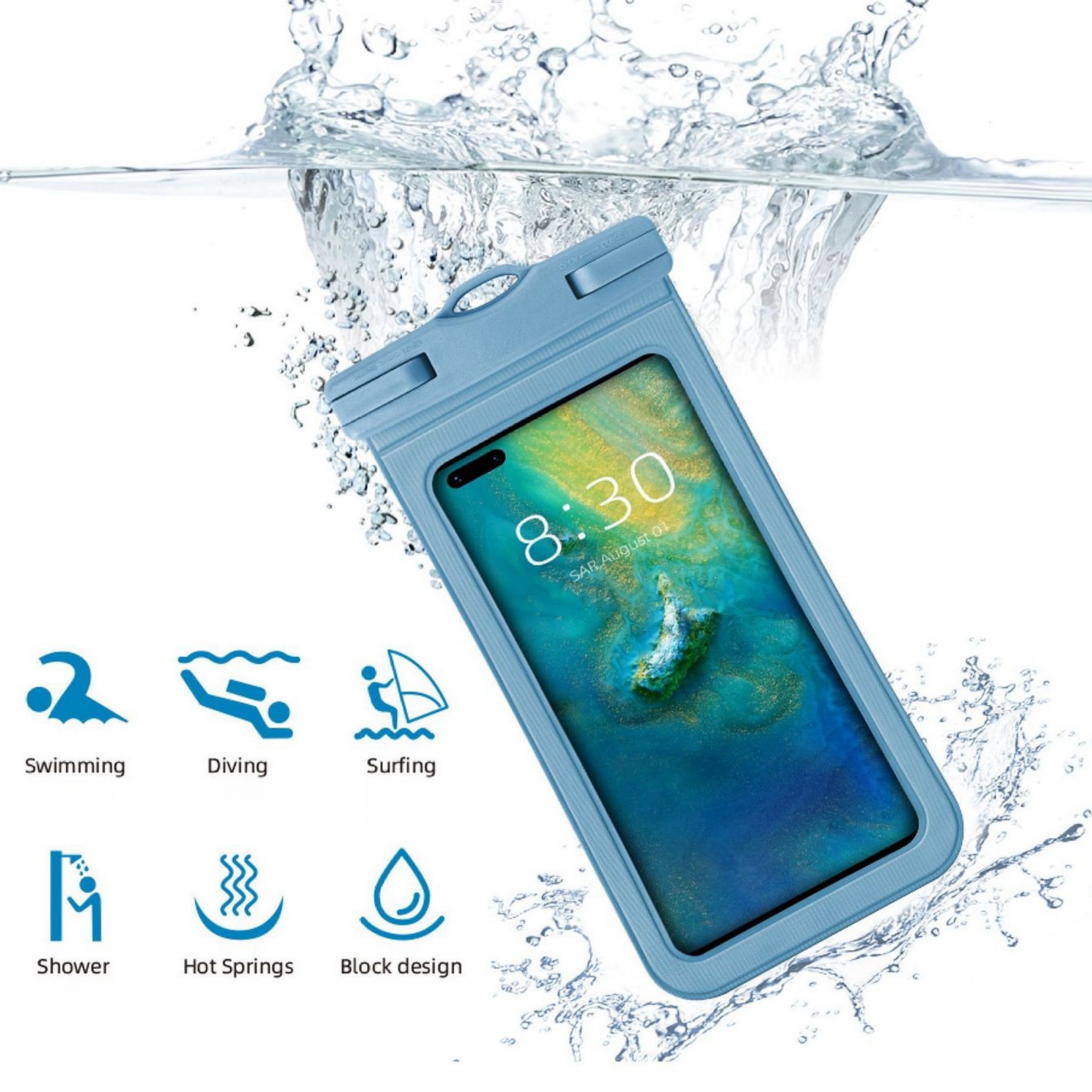Waterproof IPX8 Phone Pouch Dry Bag 3