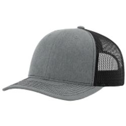 Richardson 112+ R-FLEX Adjustable Trucker Hat w/Leatherette Adhesive Patches or Embroidery 37