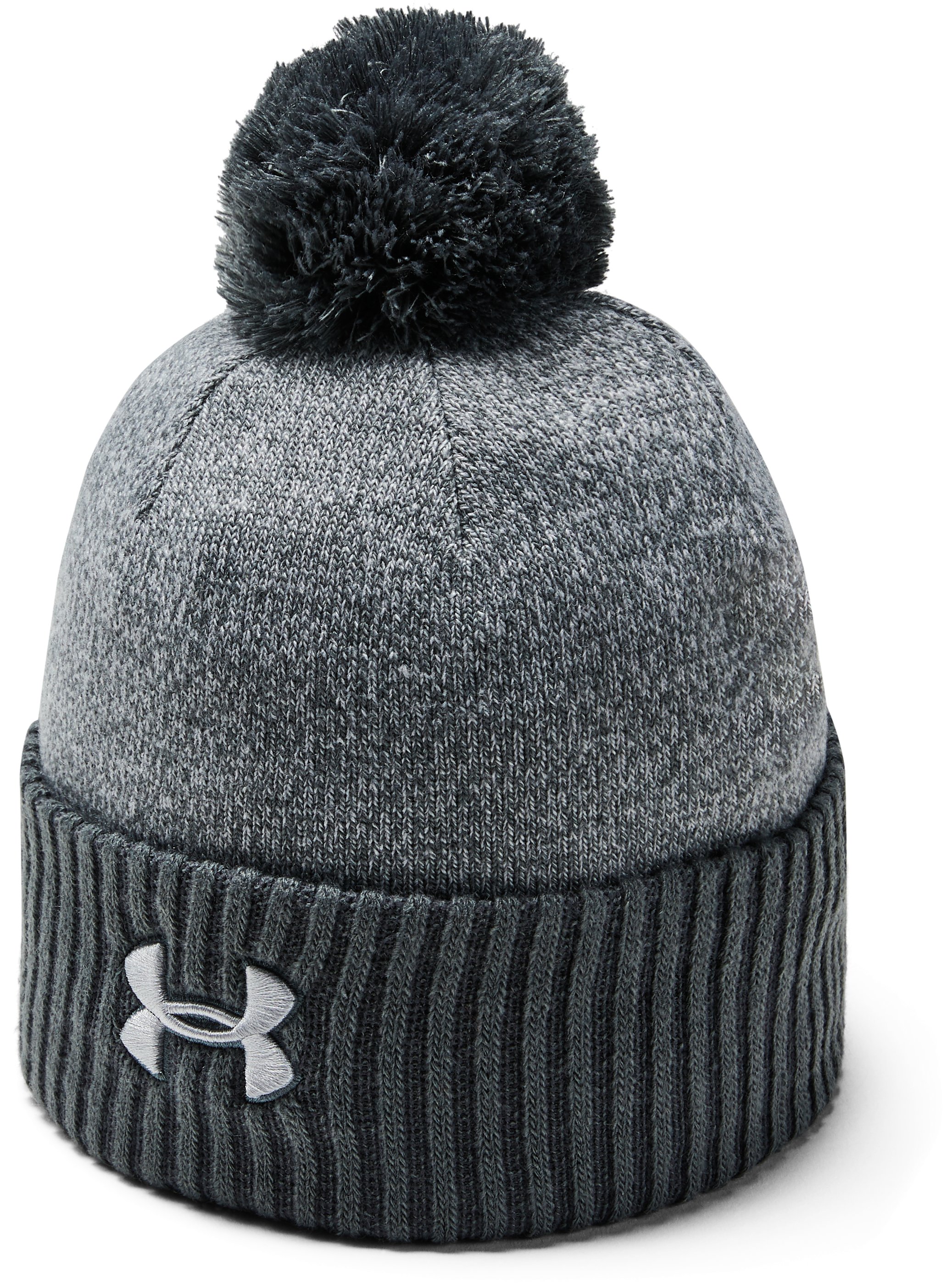 UA Big Logo Men's Pom Beanie 3