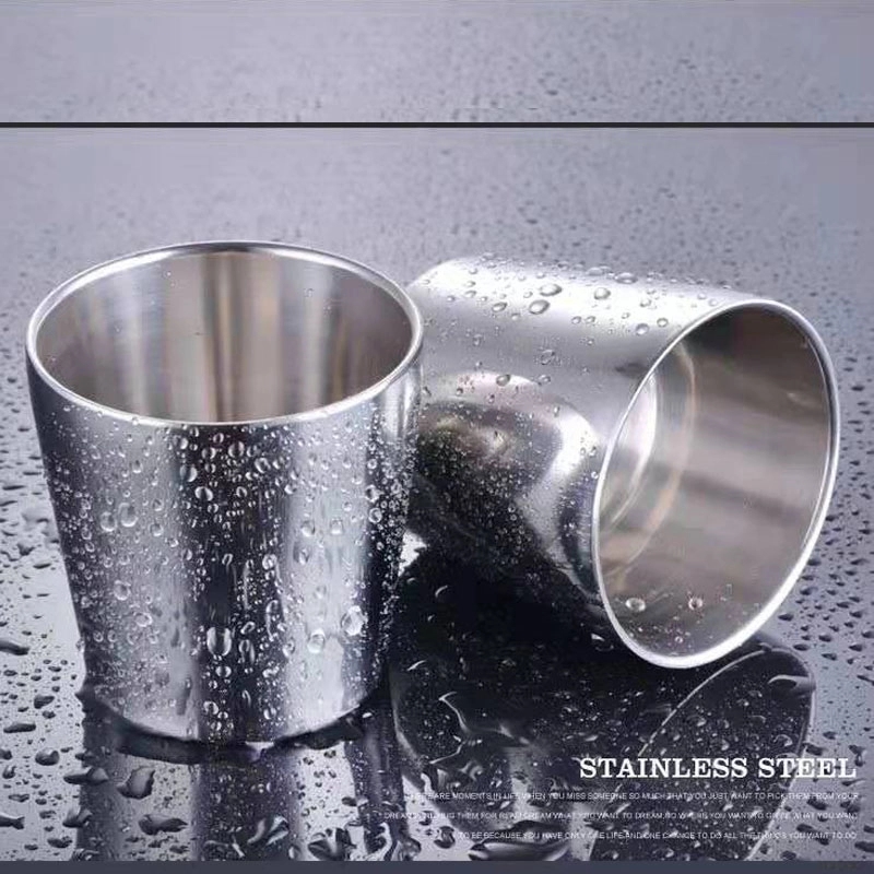 Custom 6 oz Stackable Stainless Steel Cups 6