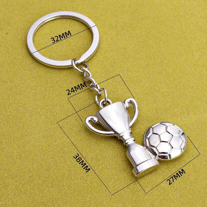 Football World Cup Trophy Keychain 4
