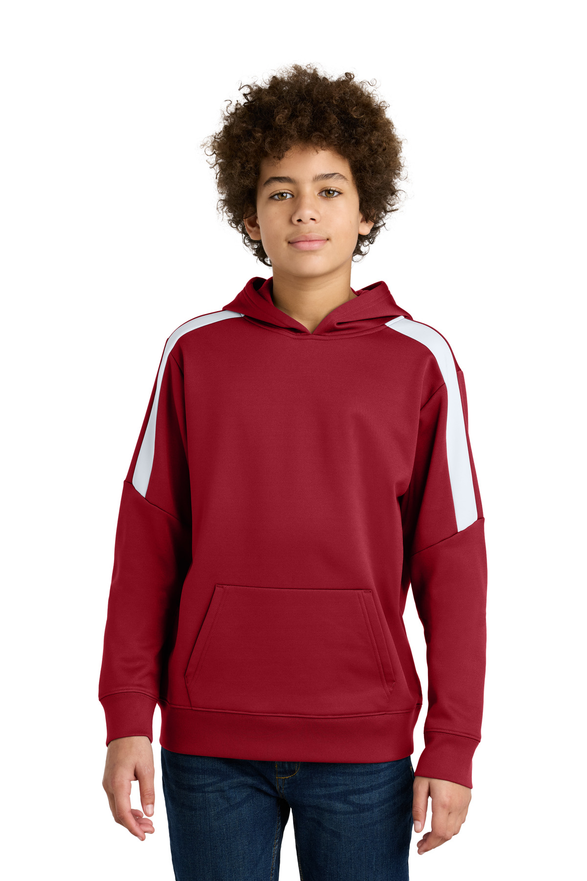 Sport-Tek Youth Sport-Wick Fleece United Pullover Hoodie YST255 54