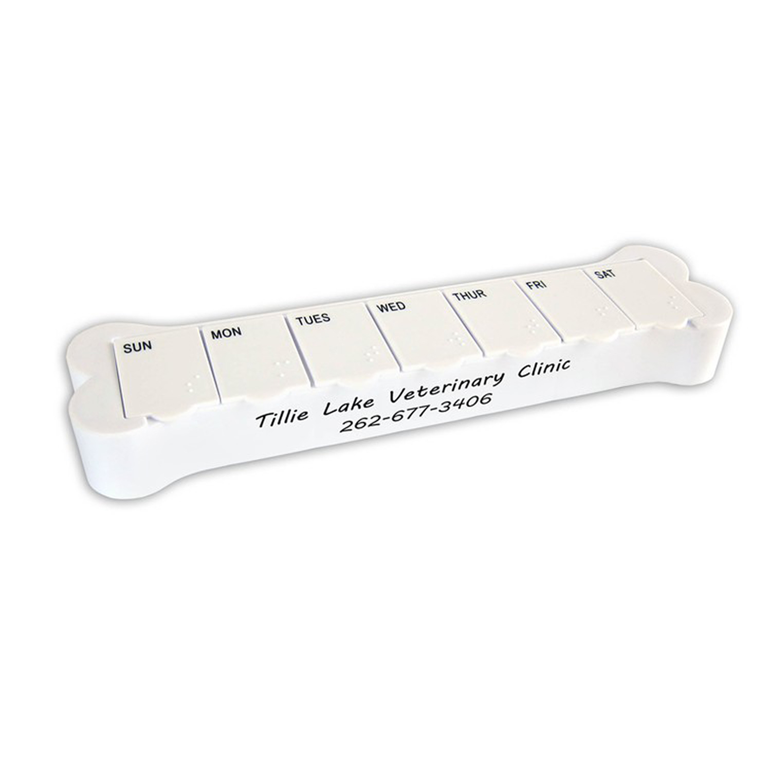 Bone Shaped Pill Organizer