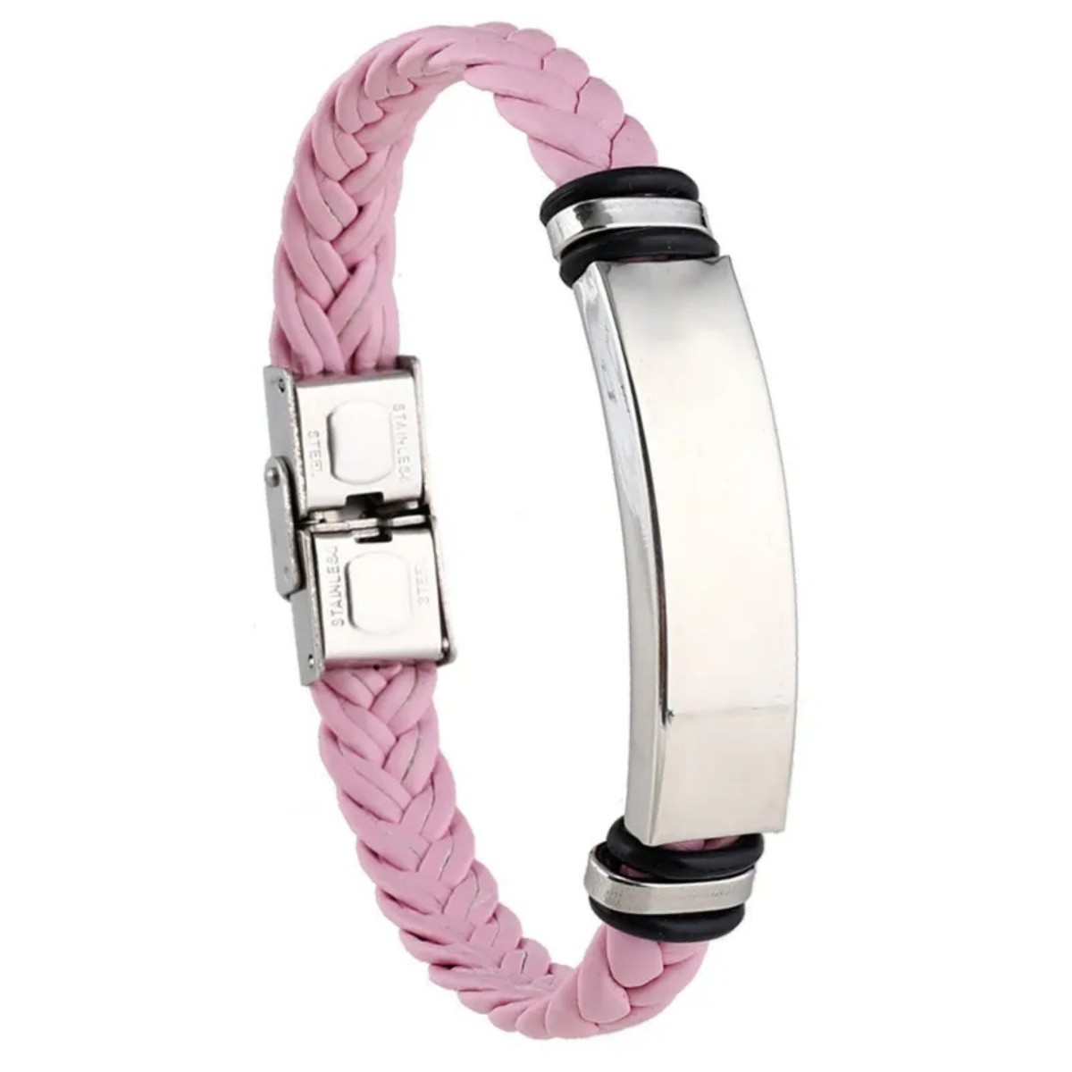 Stainless Steel Leather Wrist Strap 13