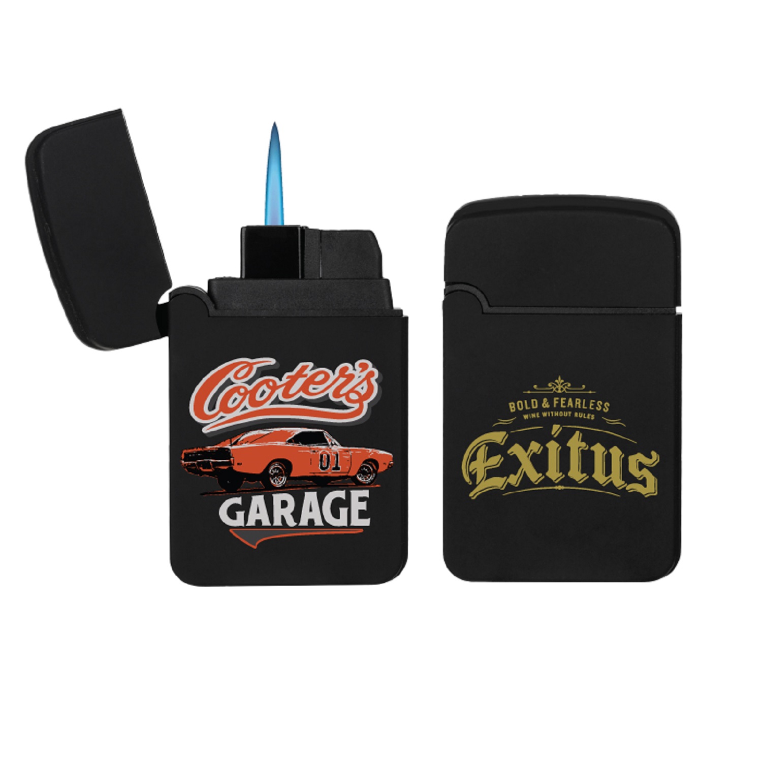 Matte Black Jet Torch Lighter 2