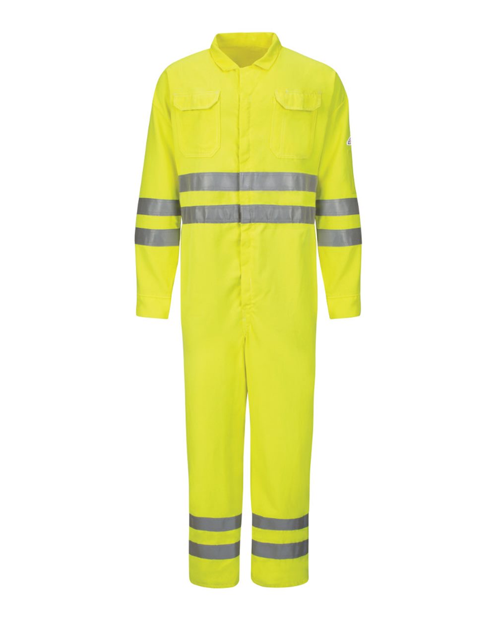 Hi-Vis Deluxe Coverall with Reflective Trim CoolTouch 2 7 oz