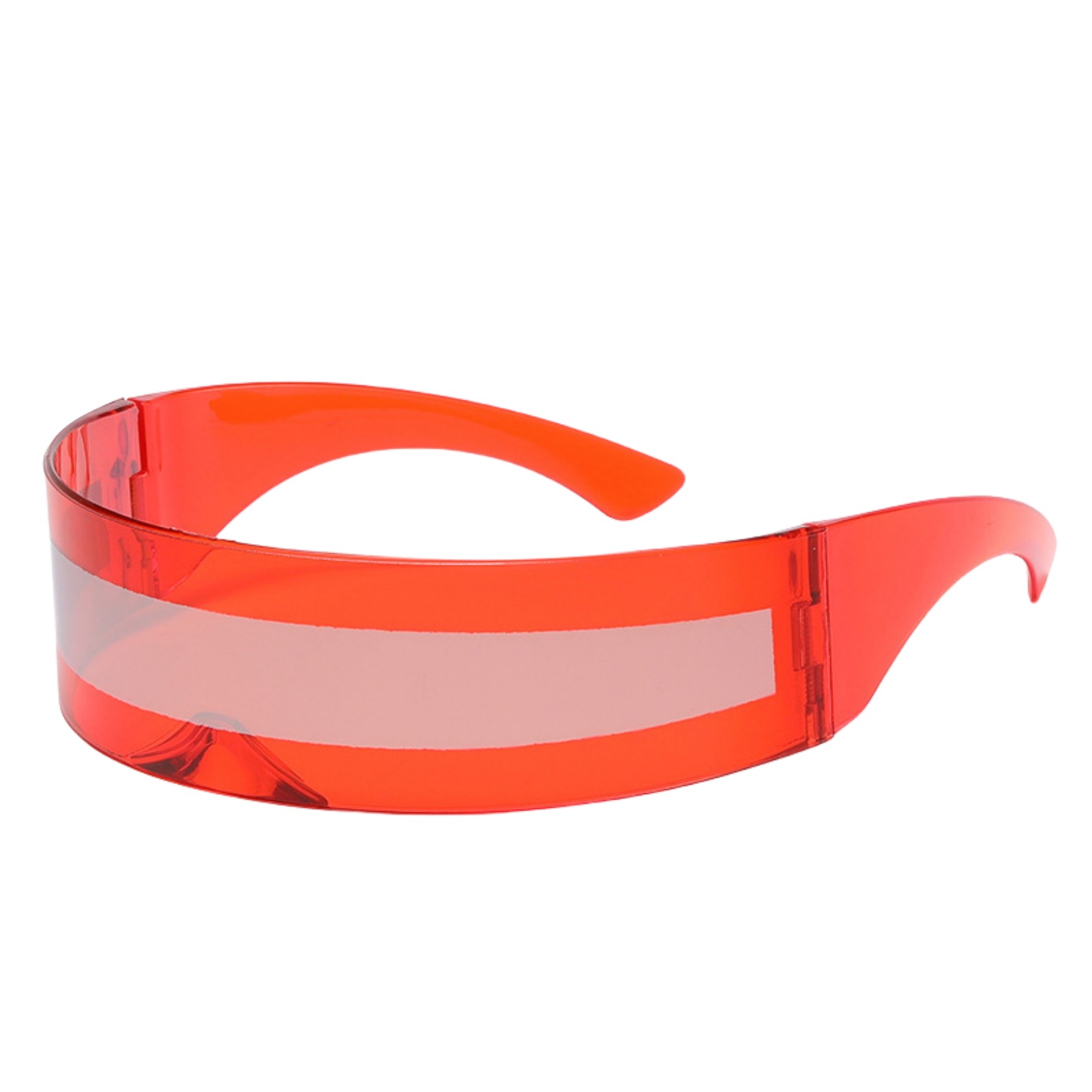 Monoblock Shield Mirrored Sunglasses 2